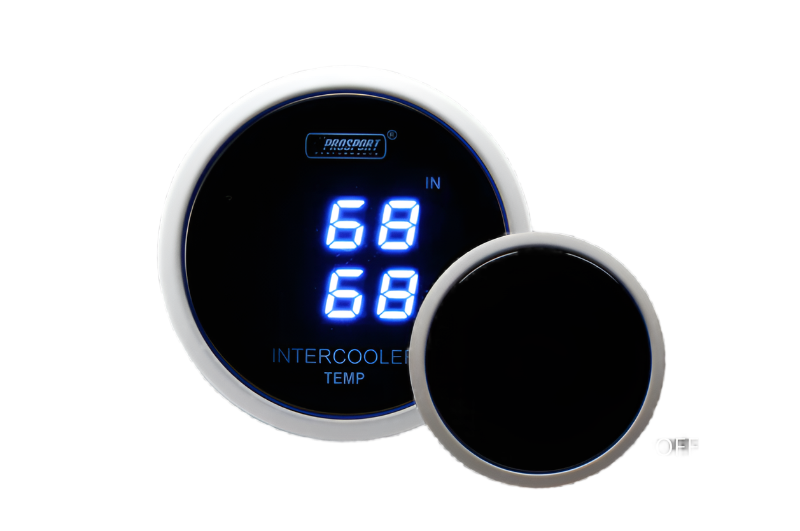 Prosport Gauges - 2-1/16" Digital Dual Intercooler air temperature gauge