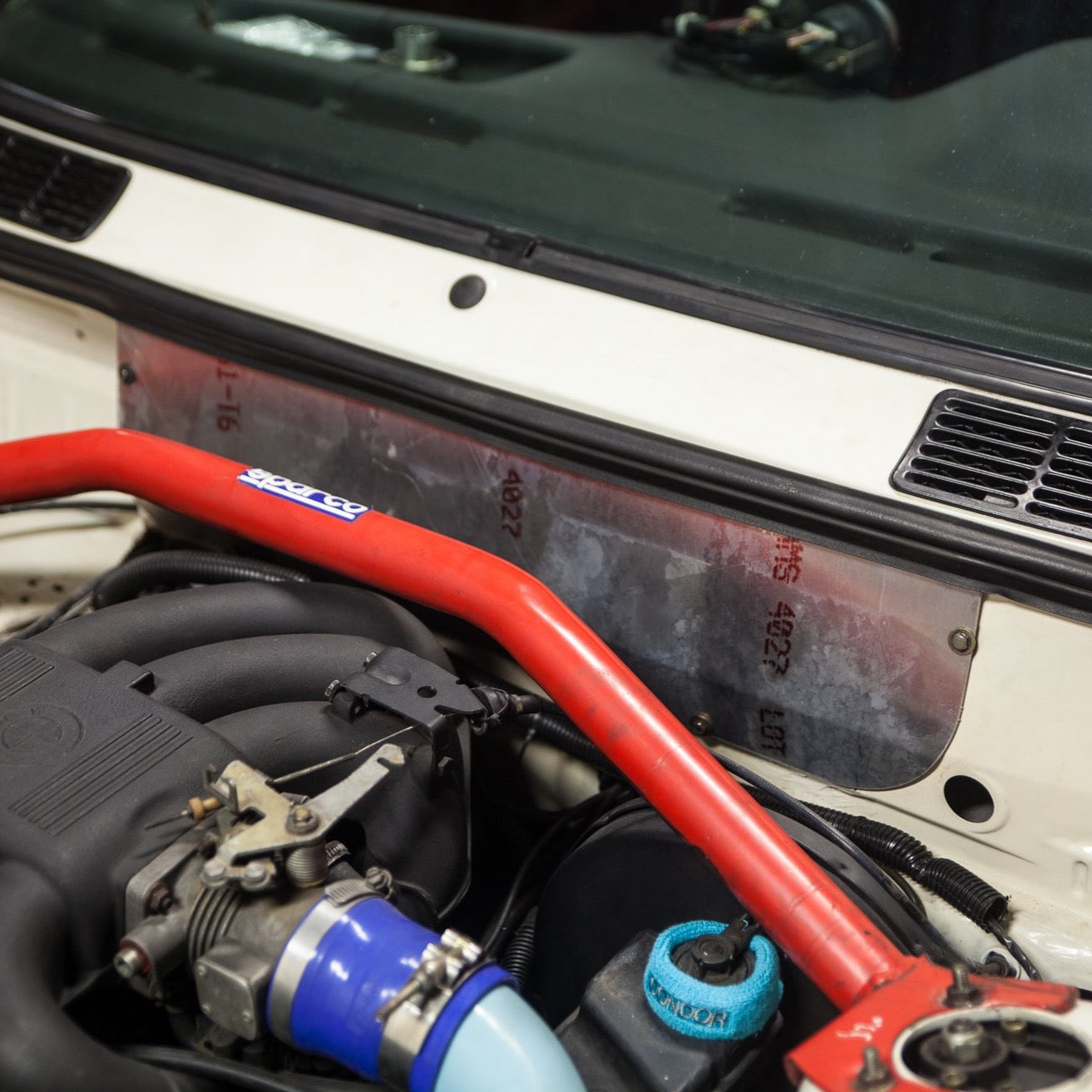 Condor Speed Shop - Aluminum Firewall Panel, Blower Delete - E30