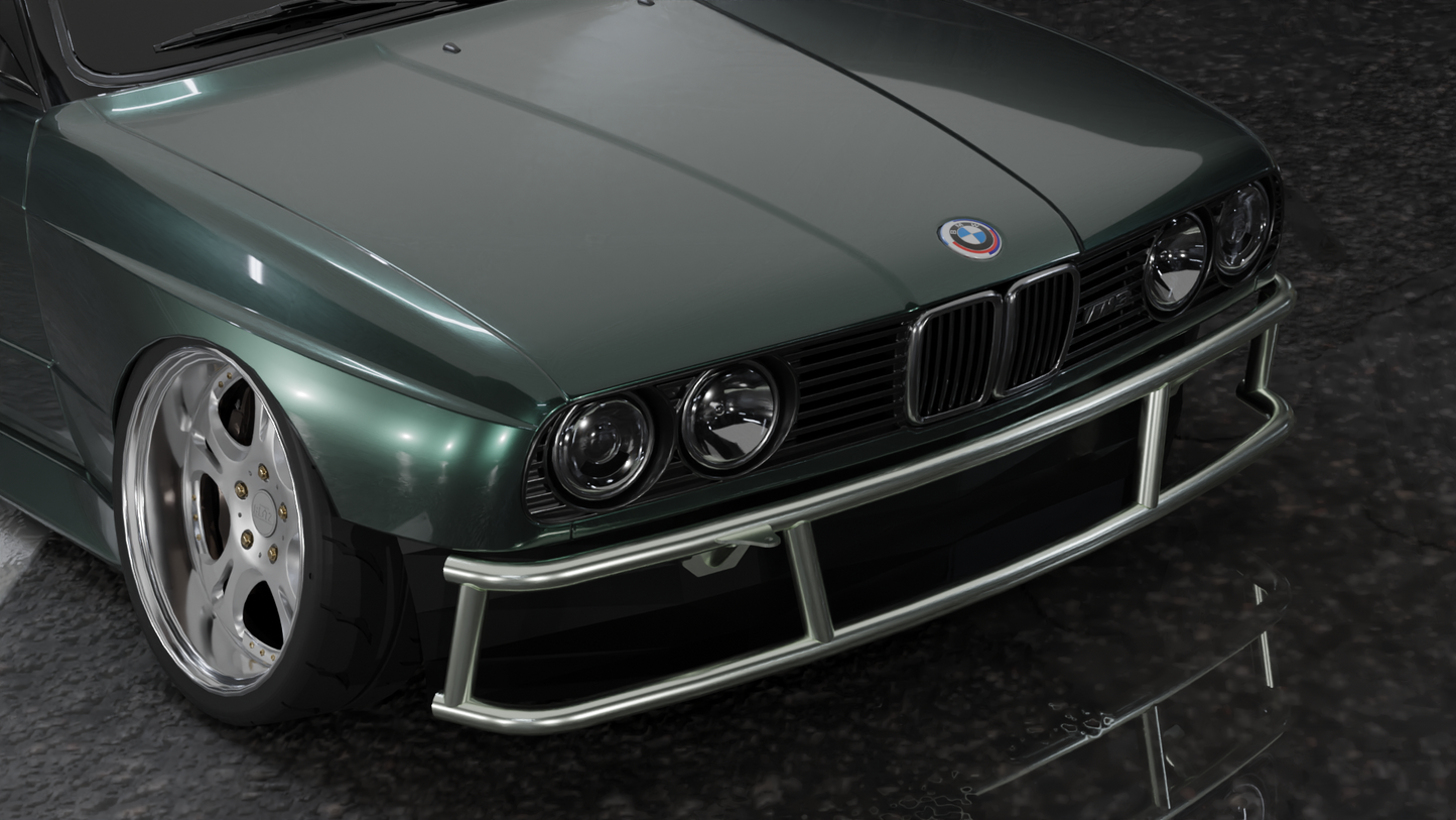 True Focus Fabrication - BMW E30 - Dual Row Front Bash Bar