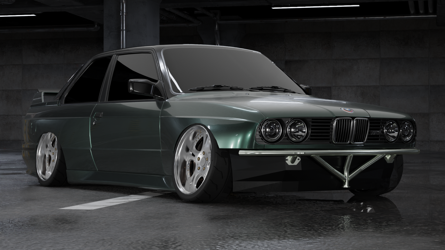 True Focus Fabrication - BMW E30 - Standard Front Bash Bar