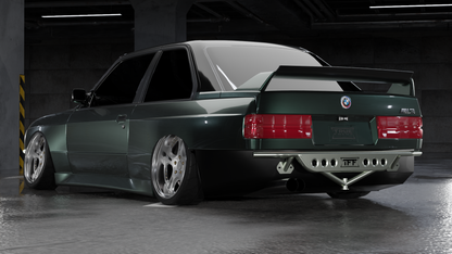 True Focus Fabrication - BMW E30 - Street Shark Rear Bash Bar