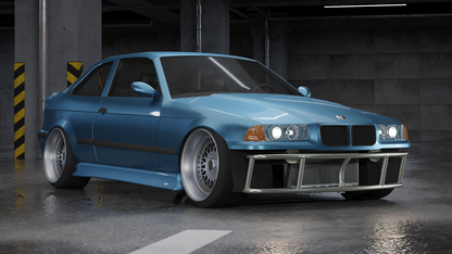 True Focus Fabrication - BMW E36 - Dual Row Front Bash Bar