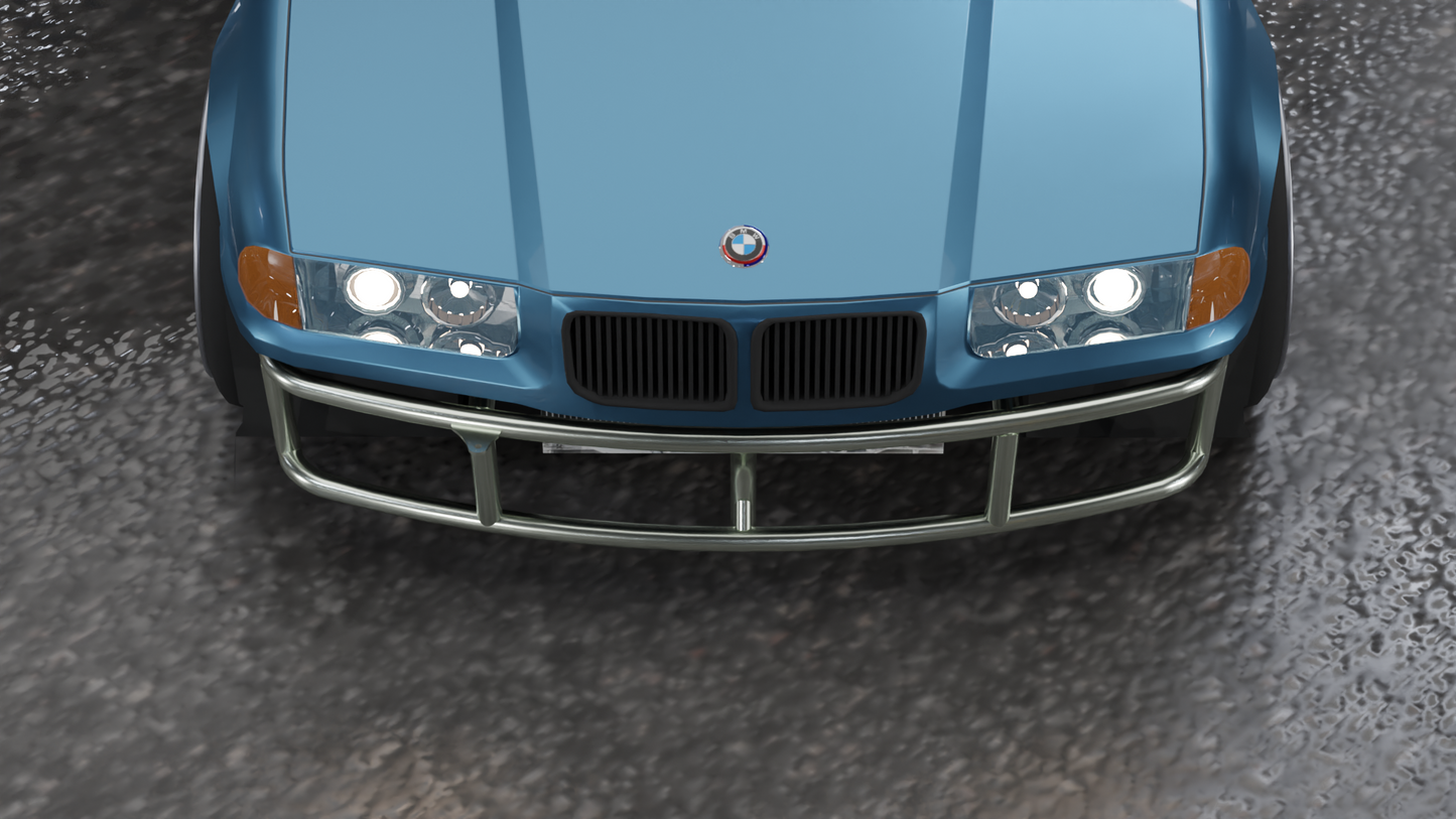 True Focus Fabrication - BMW E36 - Dual Row Front Bash Bar