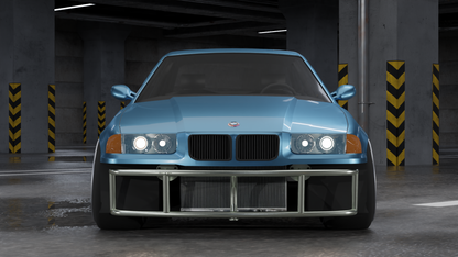 True Focus Fabrication - BMW E36 - Dual Row Front Bash Bar