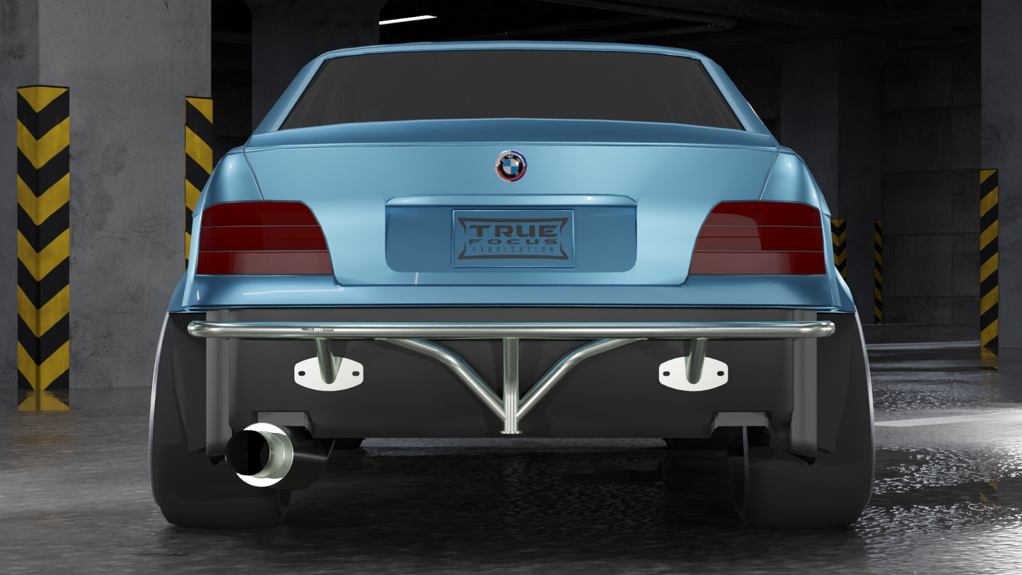 True Focus Fabrication - BMW E36 - Standard Rear Bash Bar
