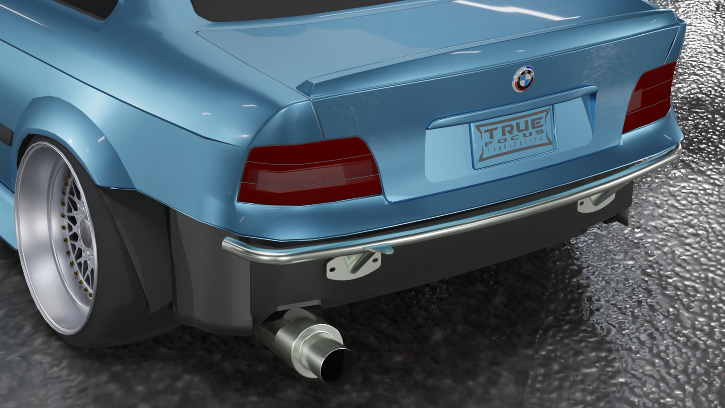 True Focus Fabrication - BMW E36 - Standard Rear Bash Bar