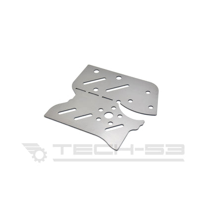 TECH 53 - BMW E46 Subframe Reinforcement Plates ( Wide Style )