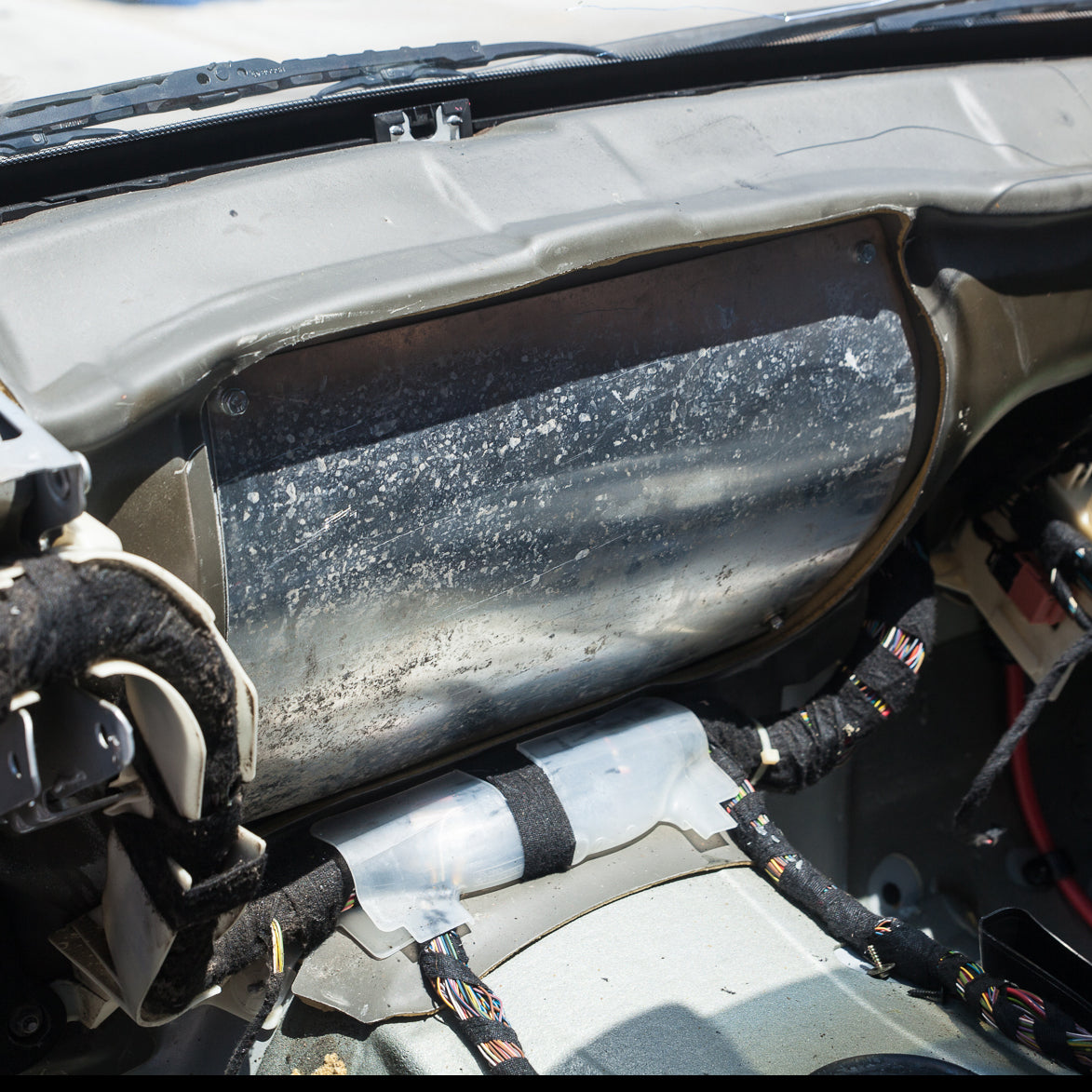 Condor Speed Shop - Aluminum Firewall Panel, Blower Delete - E46