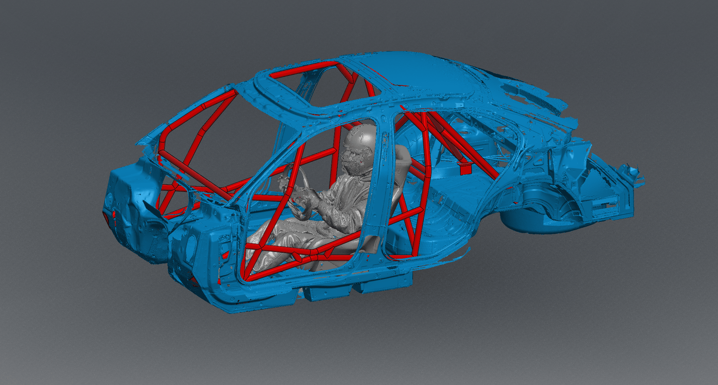 CAGEKITS - E46 Sedan FD Spec – Non-gutted X Door Bar Roll Cage