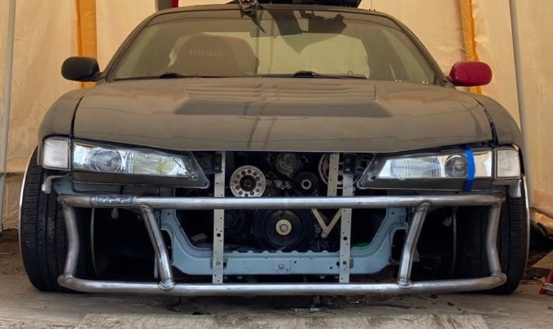 True Focus Fabrication - Nissan S13/S14/S15/R32 - Front Dual Row Bash Bar - Type 2