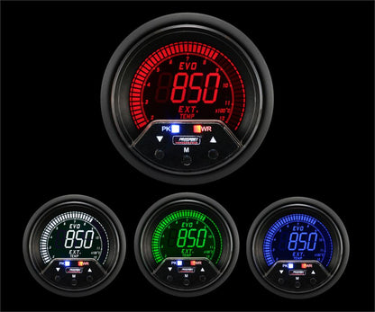 Prosport Gauges - 2-3/8" Premium Evo Electrical Exhaust Gas Temperature Gauge
