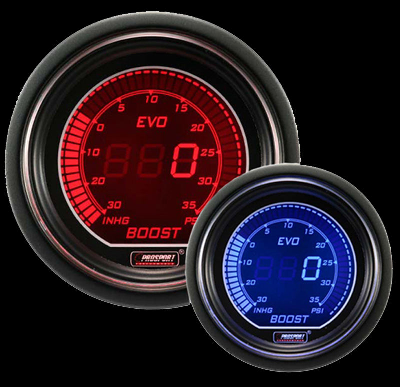 Prosport Gauges - 2-1/16" Evo Electrical Boost Gauge