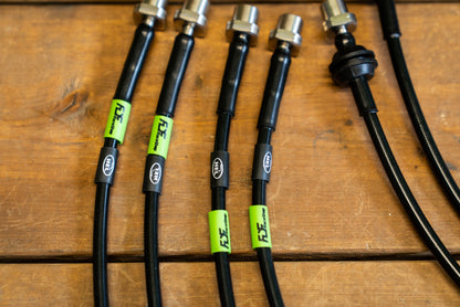 FDF Raceshop - BMW E36 FDF EXTENDED FRONT + REAR BRAKE LINES