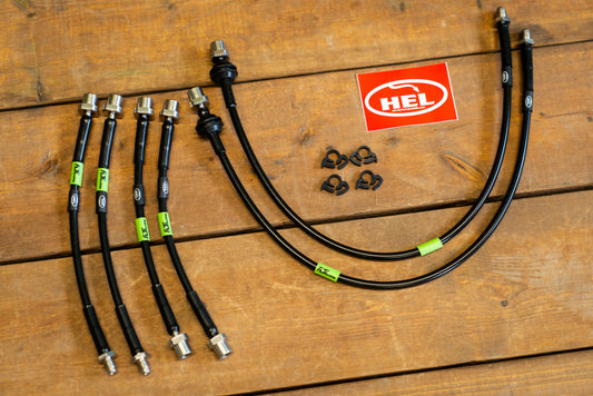 FDF Raceshop - BMW E46 FDF Extended Front + Rear Brake Line Kit