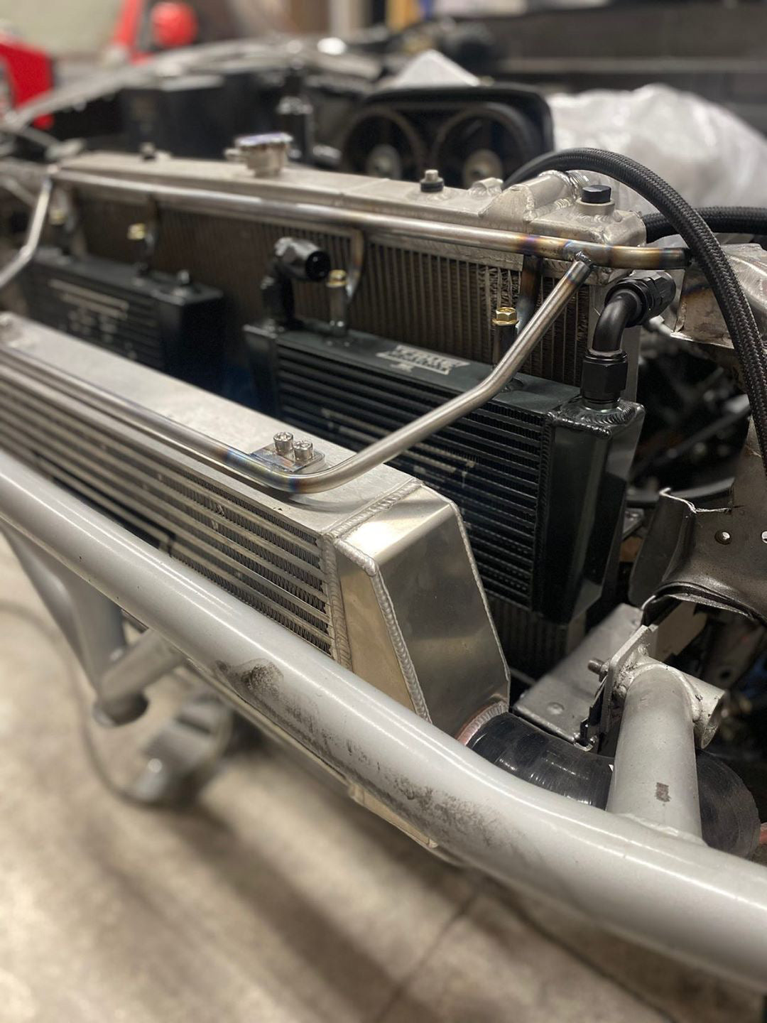 True Focus Fabrication - Universal Oil Cooler - Top Inlets
