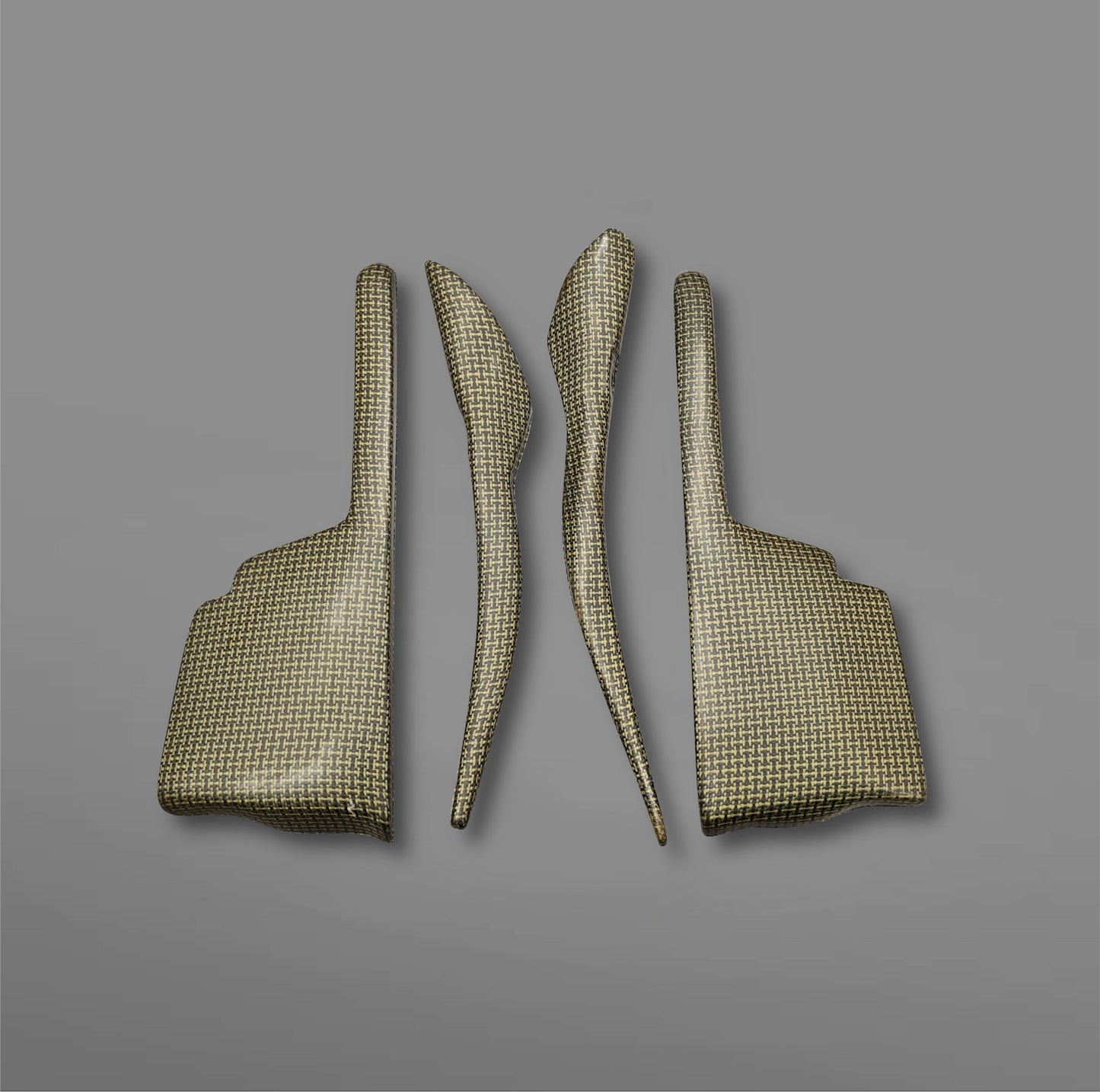 HGK Racing - BMW F22 Rear Fenders (Anti-Smoke Inserts) Set [Carbon Kevlar]