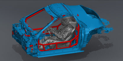 CAGEKITS - RX7 FC Vert Drift Spec Roll Cage Kit