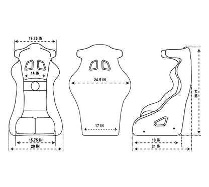 FIA Competition seat medium