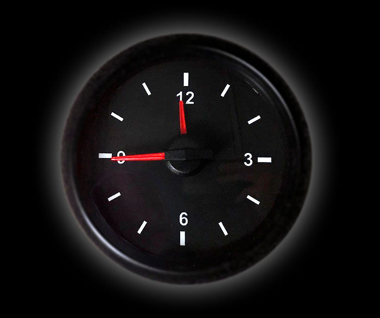 Prosport Gauges - 2-1/16" Electrical 12 Volt Analog Clock Gauge