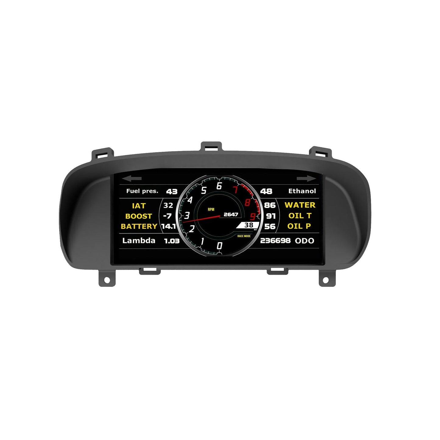 Mako Motorsport - Powertune Digital Ultrawide Dash Recessed Cluster Mount (display sold separately)