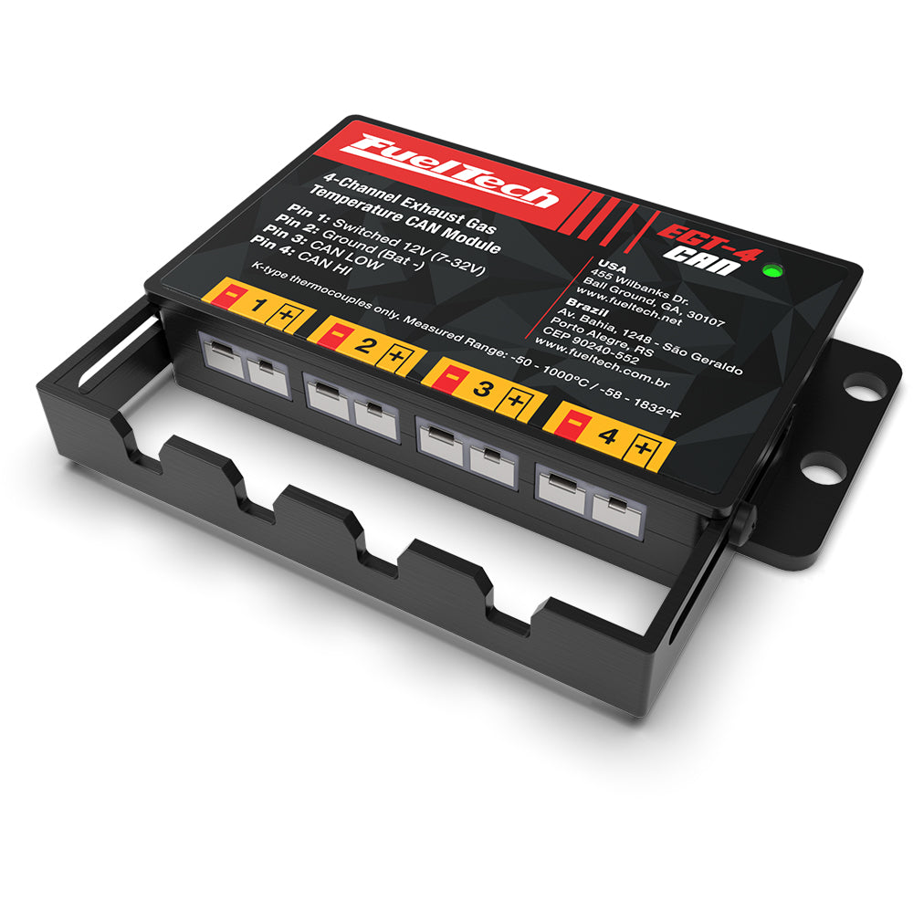 FuelTech EGT-4 4 Channel EGT Controller CAN Module for type k thermocouple.