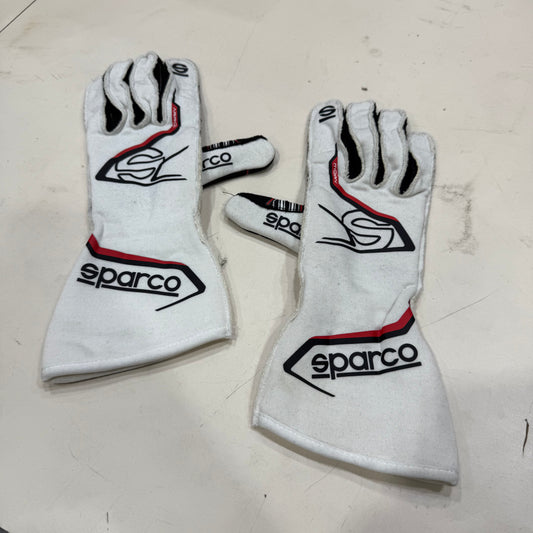 [GARAGE SALE] - Sparco Glove Arrow 10 WHT/BLK