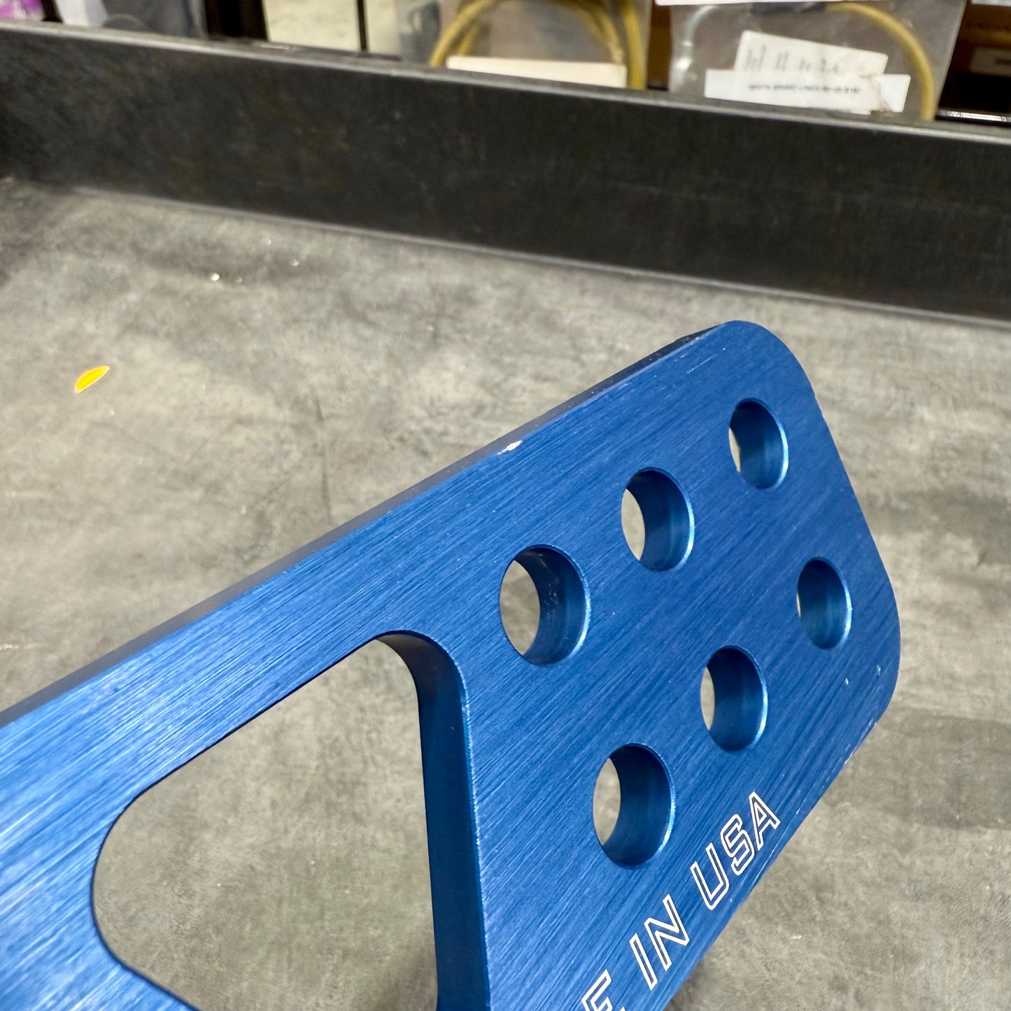 [GARAGE SALE] - BWR Front Tow Hook. Made in USA CNC Billet Aluminium, Comes with bolts and nuts (BLUE)