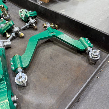 [GARAGE SALE] - FDF Raceshop - Nissan 350Z/ Infiniti G35 Mild Mantis Angle Kit - FDF Green / No Offset Rack Spacer / Include ON-CAR Adjustable Upper Control Arms