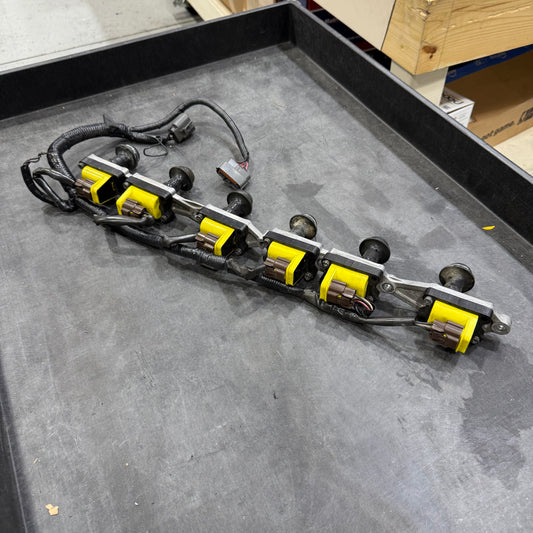 [GARAGE SALE] - Nissan RB25DETT / RB26DETT Yellow Jacket Coil Packs + OEM Bracket / OEM Loom