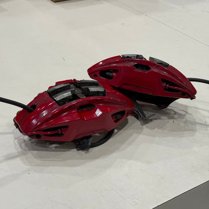 [GARAGE SALE] - 20 21 22 23 Toyota Supra Front Left Right Brembo Brake Caliper Set Red 1565 OEM
