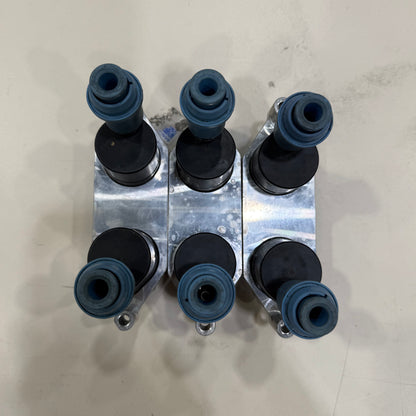 [GARAGE SALE] - NGK U5183 (48658) Coil-On-Plug Ignition Coil + MAP 2JZ Coil Pack Brackets for GM Truck Coils | Toyota 1JZ & 2JZ Engines (2JZ-CPB)