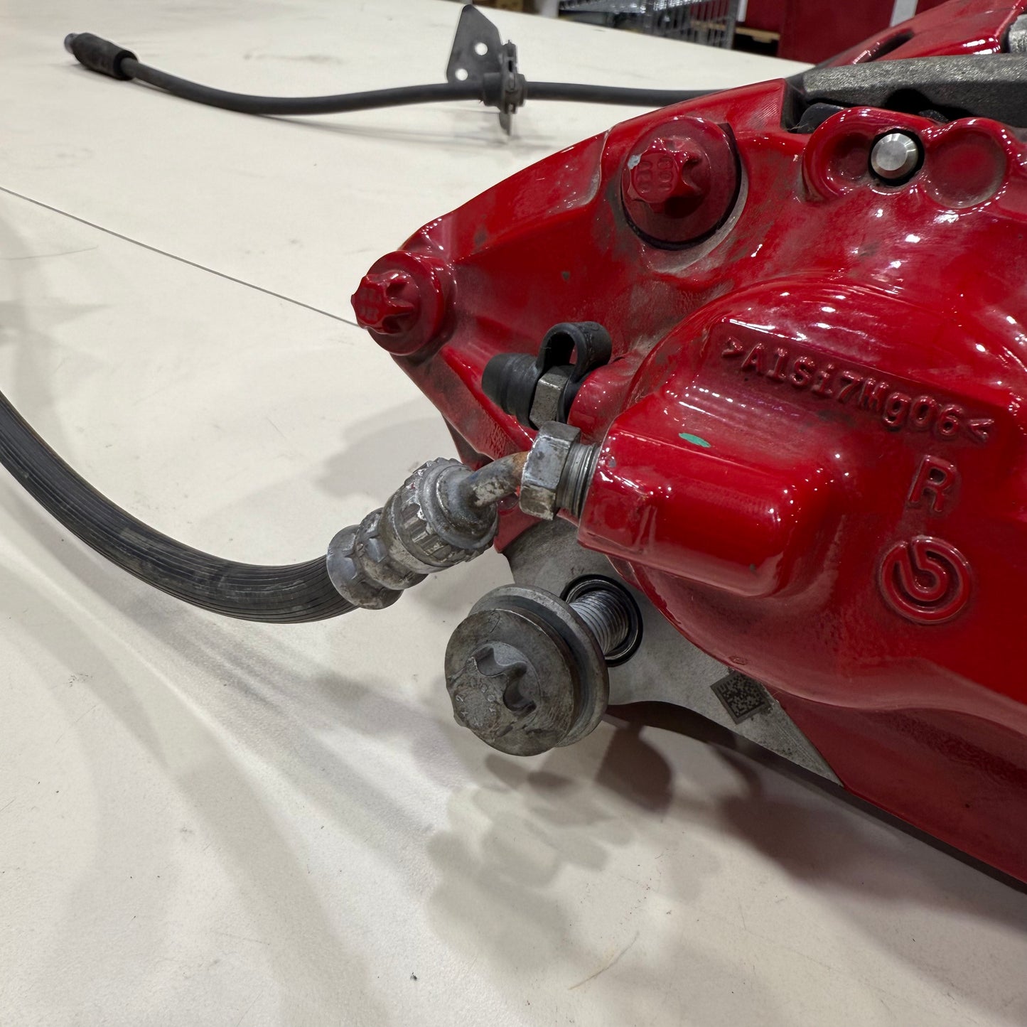 [GARAGE SALE] - 20 21 22 23 Toyota Supra Front Left Right Brembo Brake Caliper Set Red 1565 OEM