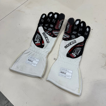 [GARAGE SALE] - Sparco Glove Arrow 10 WHT/BLK