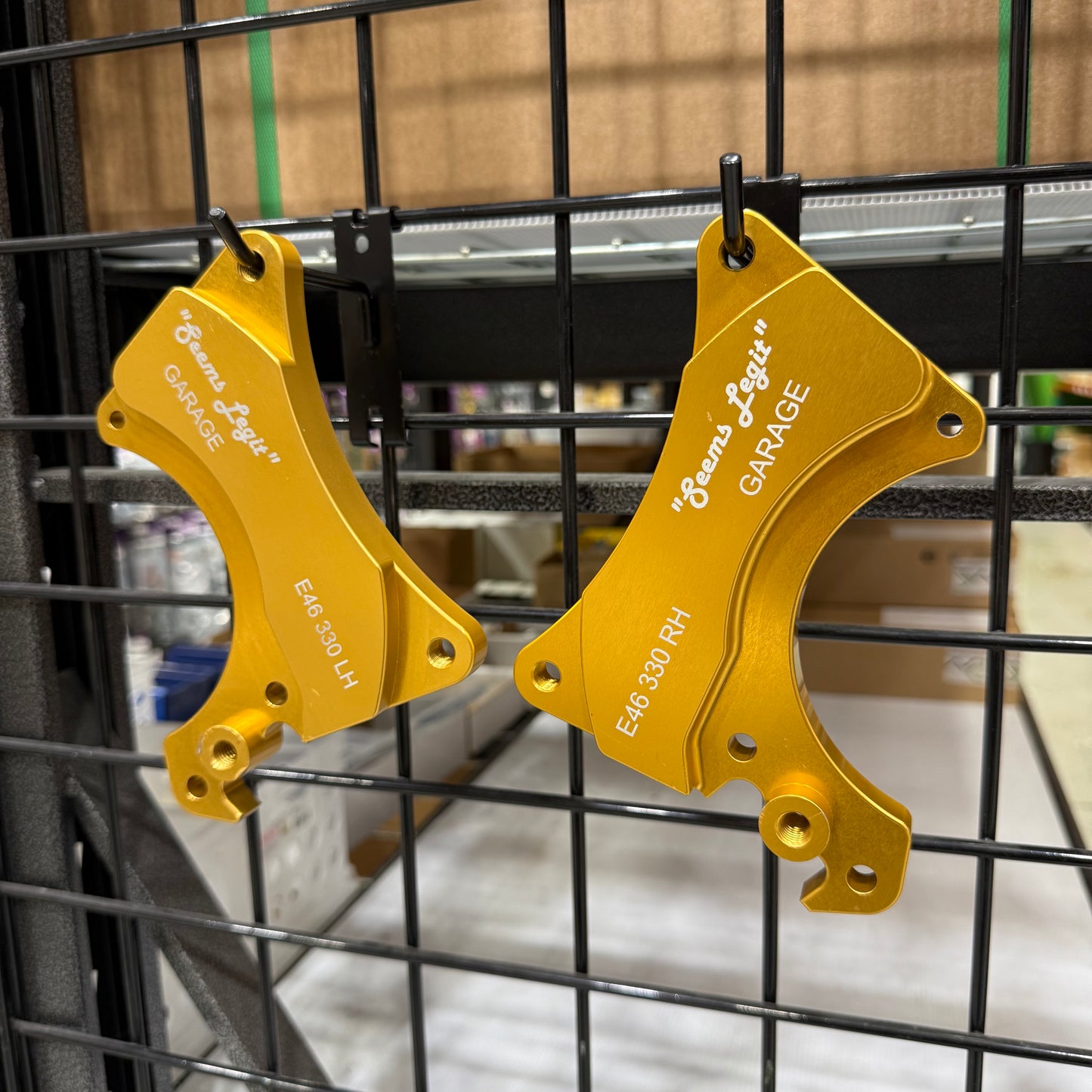 [GARAGE SALE] - SLG - BMW E46 Wilwood Dual Caliper Bracket & Kits - 330 - BRACKETS ONLY