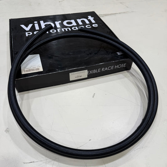 [GARAGE SALE] - Vibrant -16 AN Black Nylon Braided Flex Hose w/ PTFE Liner (20 Foot Roll)