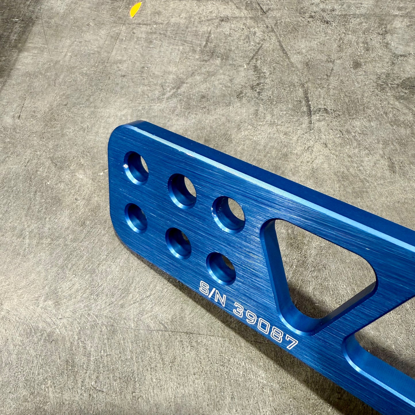 [GARAGE SALE] - BWR Front Tow Hook. Made in USA CNC Billet Aluminium, Comes with bolts and nuts (BLUE)