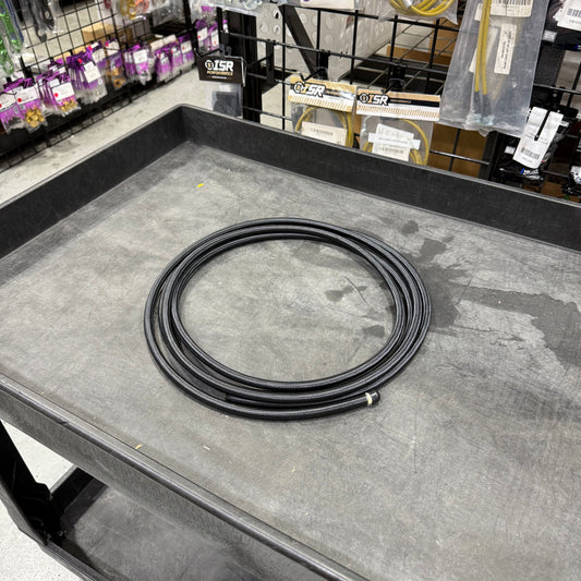 [GARAGE SALE] - Vibrant -6 AN Black Nylon Braided Flex Hose w/ PTFE liner (20FT long)
