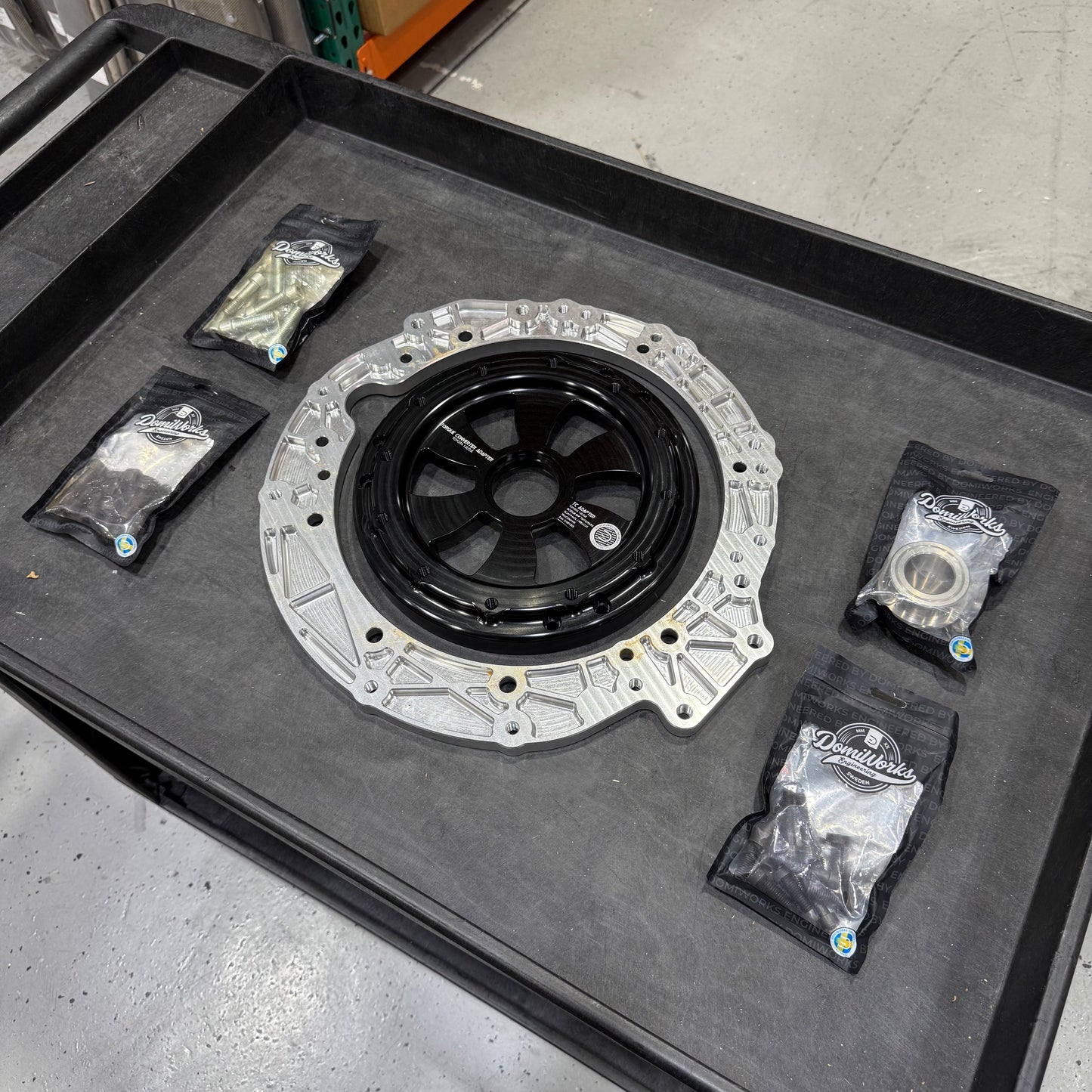 [GARAGE SALE] - DomiWorks Engineering - 1JZ/2JZ to Dodge 8HP 70/75/90/95 Adapter Kit