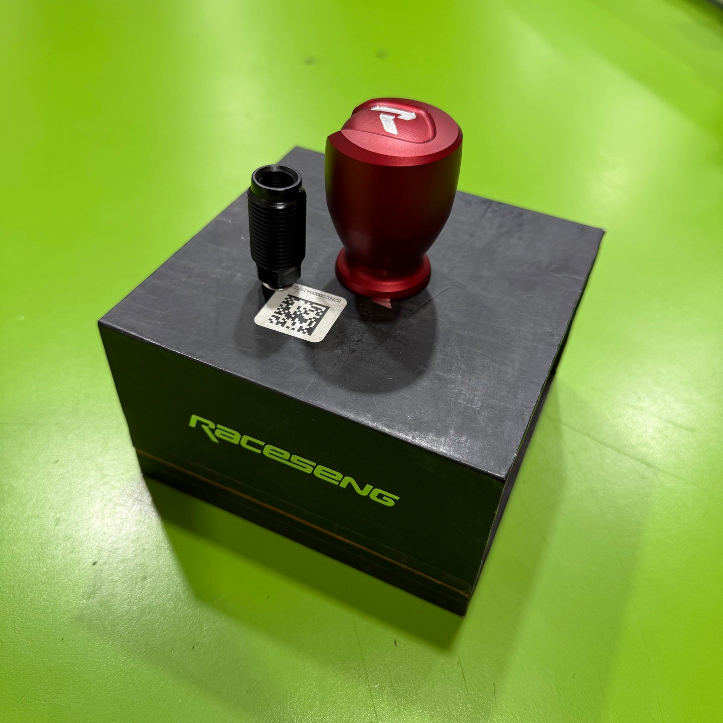 [GARAGE SALE] -  RACESENG APEX R SHIFT KNOB - M10X1.5MM ADAPTER - RED