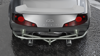 True Focus Fabrication - Infiniti G35 Coupe - Rear Standard Bash Bar