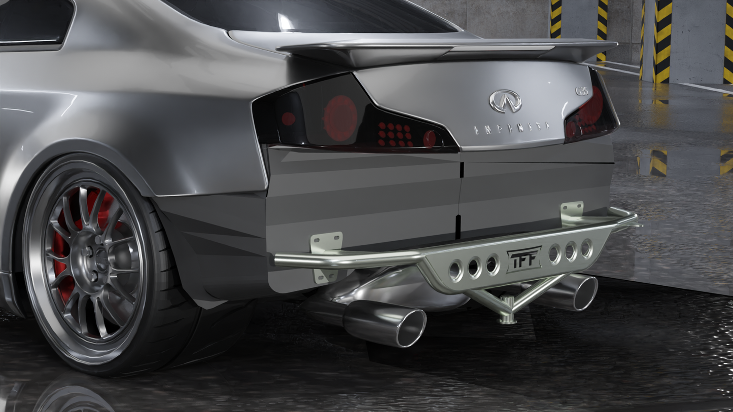 True Focus Fabrication - Infiniti G35 - Street Shark Rear Bash Bar