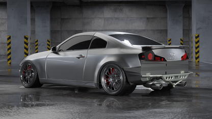 True Focus Fabrication - Infiniti G35 - Street Shark Rear Bash Bar