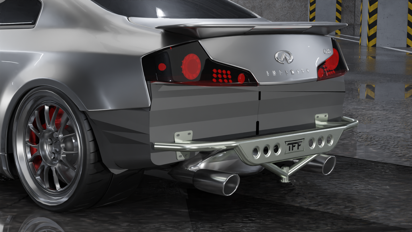True Focus Fabrication - Infiniti G35 - Street Shark Rear Bash Bar
