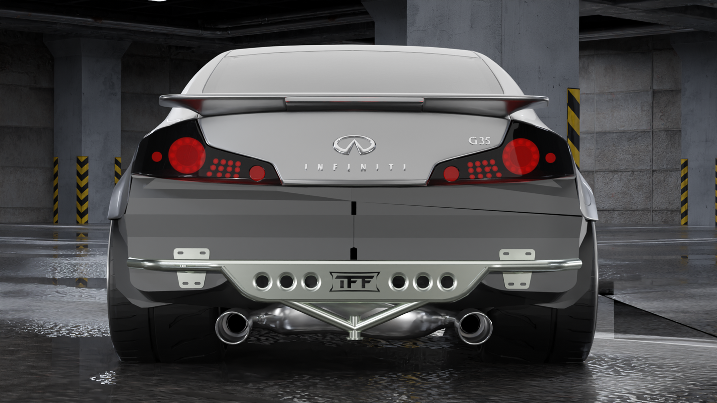 True Focus Fabrication - Infiniti G35 - Street Shark Rear Bash Bar