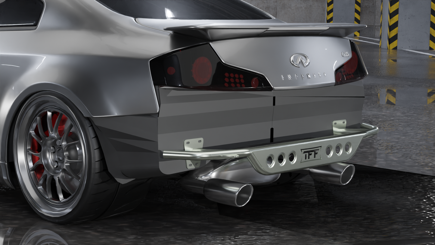 True Focus Fabrication - Infiniti G35 - Street Shark Rear Bash Bar