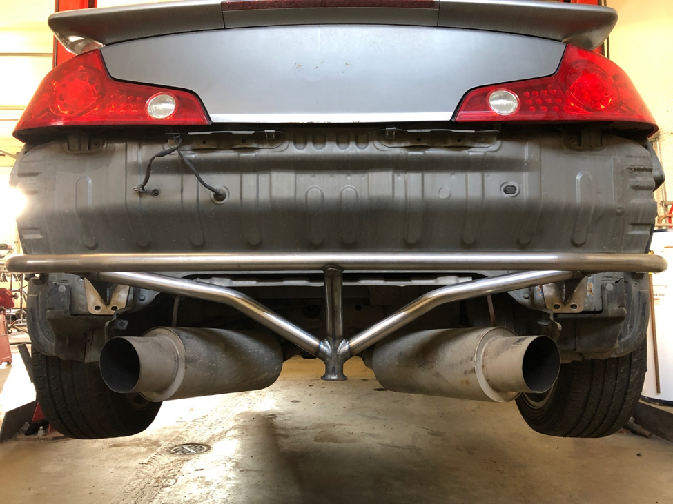 True Focus Fabrication - Infiniti G35 Coupe - Rear Standard Bash Bar