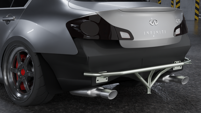 True Focus Fabrication - Infiniti G35 Sedan - Rear Standard Bash Bar