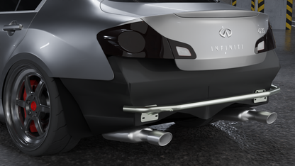 True Focus Fabrication - Infiniti G35 Sedan (07-08) | G37 Sedan - Rear Standard Bash Bar