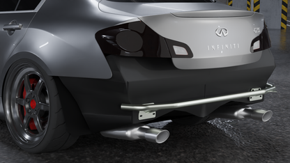 True Focus Fabrication - Infiniti G35 Sedan - Rear Standard Bash Bar