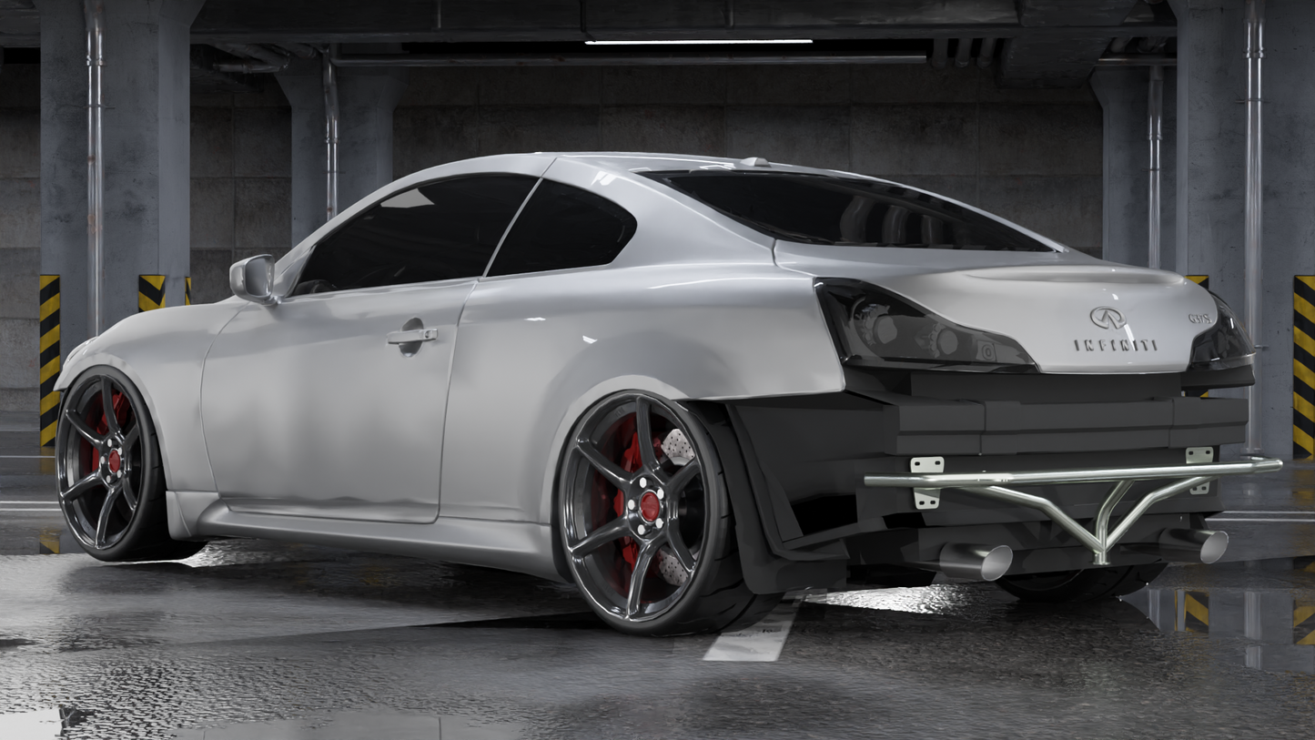 True Focus Fabrication - Infiniti G37 Coupe - Rear Standard Bash Bar